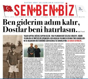 SEN + BEN + BİZ have published our newspaper